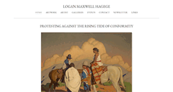 Desktop Screenshot of loganhagege.com